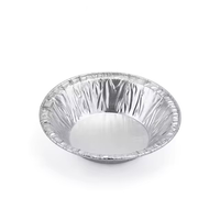 Plateau à tartelettes en aluminium écologique, jetable, mini moule à pâtisserie, plat en aluminium alimentaire avec couvercle en plastique PET