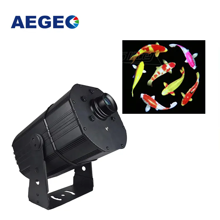 4 Foto 'S Image Schakelaars 100W Outdoor Waterdicht Gobo Roterend Logo Projector Licht