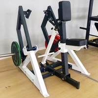 Machine à Rame Assise Iso-Latérale à Charge de Plaques pour Usage Commercial, Équipement de Musculation pour Club et Exercice Physique