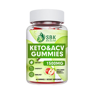 Gummies Keto ACV de haute qualité au vinaigre de cidre de pomme pour la détoxification, le nettoyage, l'augmentation de l'énergie, la suppression de l'appétit et la perte de poids chez l'adulte 100% - Product Image 1