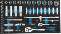 Ensemble d'outils mécaniques manuels en fer CR-V de 101 pièces, coffre à outils à 3 tiroirs pour la réparation automobile, personnalisable OEM, garantie 1 an, SKYHAMMER