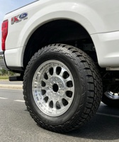 Jantes DRW forgées Viaol à haute capacité de charge, polies, compatibles avec F-350, F450, F550, Ram2500, Silverado 2500HD
