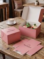 Boîte à pâtisserie personnalisée avec logo, design de luxe, boîte à donuts, boîte à dessert, boîte en carton avec fenêtre transparente pour pâtisserie