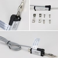 Mini transductor de Sensor de desplazamiento de posición lineal de autorrecuperación de carrera de medición de 50mm