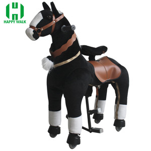 HI Walking Animal Ride Toy Horse Kids farcito meccanico <span class=keywords><strong>cavallo</strong></span> <span class=keywords><strong>giro</strong></span> <span class=keywords><strong>con</strong></span> ruote in vendita - Product Image 1