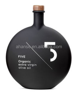 250ml 480ml 8oz 16oz personnalisé noir mat luxe haute qualité bouteille en verre d'huile d'olive extra <span class=keywords><strong>vierge</strong></span> biologique avec <span class=keywords><strong>bouchon</strong></span> en liège - Product Image 2