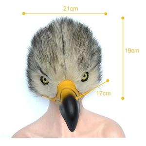 Maschera Realistica di Aquila in Materiale PS, Copricapo in Finta Pelliccia per Cosplay, Halloween, Compleanni e Feste di Natale - Product Image 3