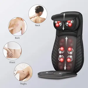 Phenitech vente chaude 3D Shiastu coussin de Massage avec masseur de cou réglable coussin de siège de Massage du dos voiture avec chauffage