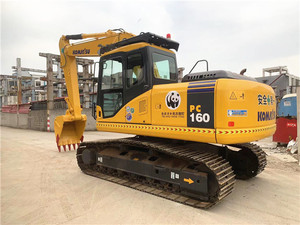 Buen estado Original Mini Japón Komatsu PC160 Cralwer excavadora usada Komatsu PC100 PC108 PC120 PC130 PC200 para la venta en stock - Product Image 2
