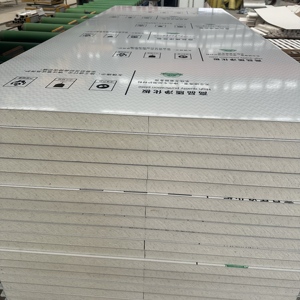 Tùy chỉnh chống cháy nhiệt cách điện Cấu trúc thép Polyurethane Tấm bánh sandwich tường 50-200mm dày - Product Image 2