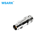 Adaptador BNC Triaxial Macho a BNC Triaxial Hembra, Coaxial RF para Transmisión de Señal de Video, Precio de Fábrica, en Stock