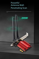 5374Mbps WIFI 6E PCI-E Kablosuz Ağ Kartı AX210 802.11AX 2.4G/5G/6Ghz 3 Bantlı PCI E WIFI 6 PCIE 2'si 1 Arada WIFI BT Adaptörü