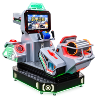 Machine d'arcade en métal pour enfants, écran LCD 19 pouces, double joystick, fonctionne à pièces, détection de mouvement, pour centres de divertissement intérieurs