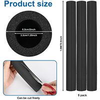 Feuille d'isolation thermique en mousse PVC acoustique à cellules fermées élastomère, résistante au feu et écologique, pour chauffe-eau et cuisine