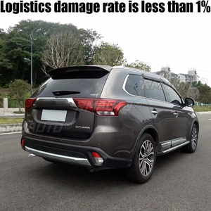 Car Styling ABS <b>Plastic</b> Unpainted <b>Primer</b> Rear Trunk Boot Wing Spoiler Decoration Fit <b>for</b> Mitsubishi Outlander 2013-2019 - Product Image 2