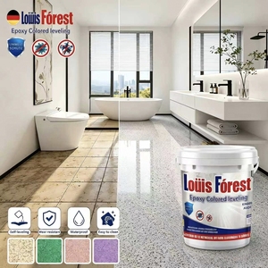 Pintura Epoxi para Pisos <span class=keywords><strong>de</strong></span> Talleres Industriales, Arena <span class=keywords><strong>de</strong></span> Color, Recubrimiento Líquido Autonivelante sin Juntas, Resistente al Desgaste, Epoxi Autonivelante para Pisos - Product Image 1