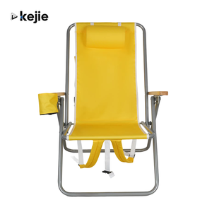 Kejie Portable Metal Folding Chair for Outdoor Use Modern Design for Fishing Camping <b>Beach</b> with Backpack Compatibility - Product Image 1