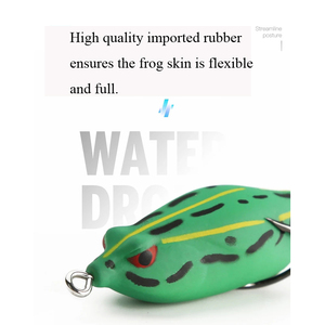 LUTAC China Super <span class=keywords><strong>Killer</strong></span> Frog señuelo 45mm 7g señuelo pesca nariz afilada pequeño doble gancho accesorios de pesca - Product Image 5