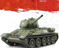 Modèle de char à chenilles militaire électrique télécommandé soviétique