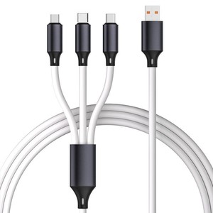 Cao cấp 5-in-1silicone du lịch sạc cáp thiết lập tất cả-trong-một nhanh chóng sạc & dữ liệu Sync đối với USB C Micro USB 7 màu sắc - Product Image 5