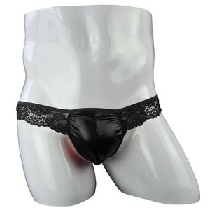 Biancheria intima da <span class=keywords><strong>uomo</strong></span> all'ingrosso in <span class=keywords><strong>pelle</strong></span> con stringhe di pizzo T-Pants sottili - Product Image 6