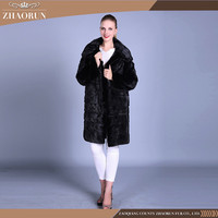 Blouson en fourrure de vison véritable pour femme, manteau d'hiver naturel, décontracté et léger