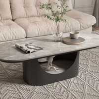 Leichter Luxus Minimalistischer Marmor Langlebiger Couchtisch Wohnzimmer Zuhause Netz-Trend Kreativ Kleine Wohnung Einfach Modern