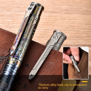 Stylo tactique en alliage de titane pur PioneerEDC pour hommes, stylo de défense personnelle pour l'extérieur, stylo signature, brise-vitre, outil de <span class=keywords><strong>camping</strong></span> et de randonnée - Product Image 3