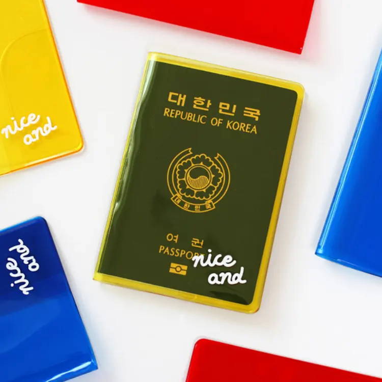 2023 ПВХ чехол для паспорта, держатель для документов, Обложка для паспорта