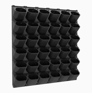 Jardinières murales suspendues en plastique, design moderne, <span class=keywords><strong>pour</strong></span> intérieur et extérieur, montées sur une clôture, porte-pots décoratifs <span class=keywords><strong>pour</strong></span> plantes à fleurs - Product Image 6