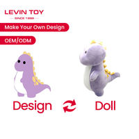 Jouets en peluche dinosaures super doux personnalisés, rembourrés en coton PP, adorables créatures pour enfants, animaux en peluche en gros pour mariages, garçons et enfants