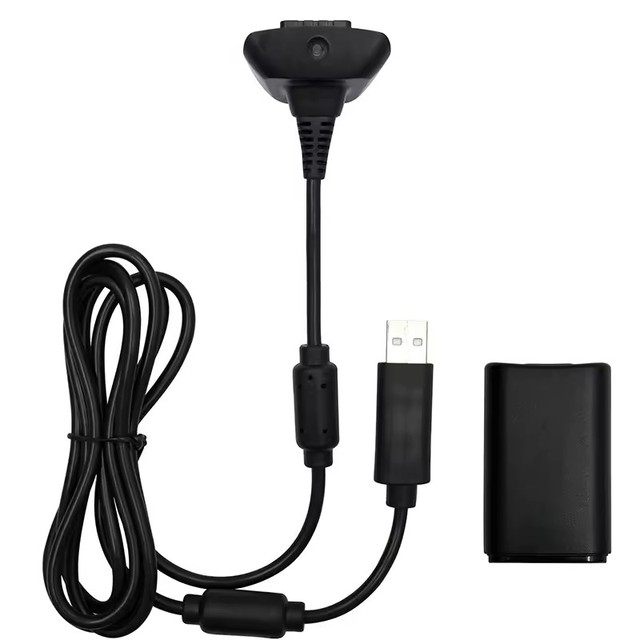 Northpeak 2 in 1 Battery Pack Charger for 360 Gamepad with USB Cable