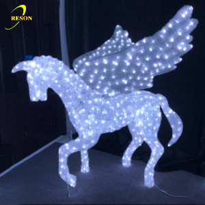 Đèn LED Họa Tiết Động Vật Ngựa Trắng Ngoài Trời - Product Image 3