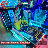 Jeu de course de jet-boats d'arcade 8 joueurs multijoueur à monnayeur avec retour de vibration certifié CE pour centre commercial