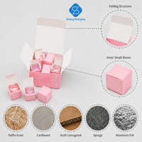 Boîte Mystère Squishy en Gros avec Emballage Auto-Érigeant en Carton Gaufré et Matériaux Recyclés pour Jouets en Vrac