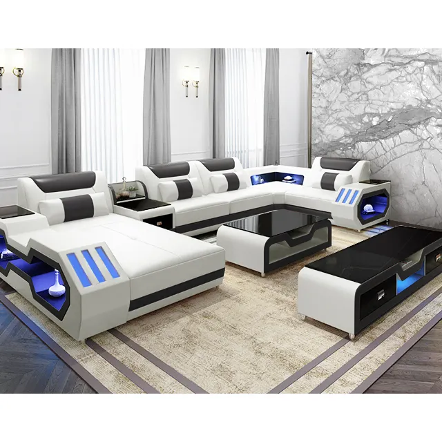 Đồ Nội Thất Sofa Set Hiện Đại Thông Minh Đồ Nội Thất Sang Trọng, Sofa Cắt Set L Hình Dạng Cama Ngồi Đồ Nội Thất Phòng Ghế Phòng Khách Sofa