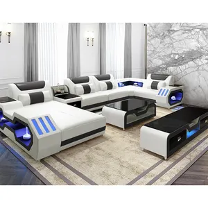 Möbel Sofa Set moderne intelligente Luxus möbel, Sofa Schnitt Set l Form Cama Wohnzimmer Möbel Couch Wohnzimmer Sofa