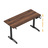 Bureau debout électrique-40x24 pouces hauteur réglable bureau assis à debout avec planche d'épissure, ordinateur de bureau à domicile en hausse