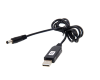 Kabel Penguat Daya USB DC 5V ke DC 5V 9V 12V Modul Step Up Konverter USB Kabel Adaptor Konektor Jantan 2.1x5.5mm