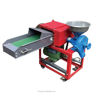 NUEVA VENTA CALIENTE 220V Chaff Cutter Grinder Máquina combinada Grain Chopper Grain Grinder con motor - Product Image 4