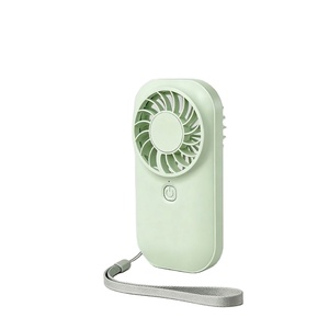 Ultra-Thin Portable <b>Mini</b> Handheld <b>Fan</b> 5-Speed Adjustable with Hidden Bracket & Lanyard for Summer - Product Image 1