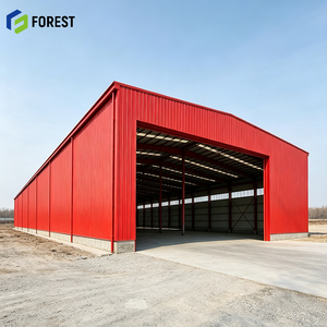 US Certified Pre Engineered ISO45001 Steel Structure Industrial <b>Warehouse</b> High <b>Clearance</b> Modular Depot Center - Product Image 1
