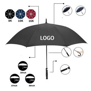 Parapluies personnalisés en gros, <span class=keywords><strong>grand</strong></span> <span class=keywords><strong>parapluie</strong></span> de golf semi-automatique résistant au vent, protection UV pour l'extérieur - Product Image 2