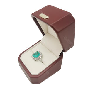 กล่องใส่เครื่องประดับหนัง PU แบบกำหนดเองขายส่ง กล่องโชว์สร้อยข้อมือ ภายในบุผ้ากำมะหยี่ กล่องบรรจุภัณฑ์สร้อยคอและสร้อยข้อมือ - Product Image 1