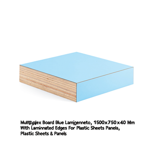 Fami Multiplex Board Blue <b>Laminate</b> 1500x750x40 Mm With <b>Laminated</b> Edges For Plastic Sheets Panels - Product Image 3
