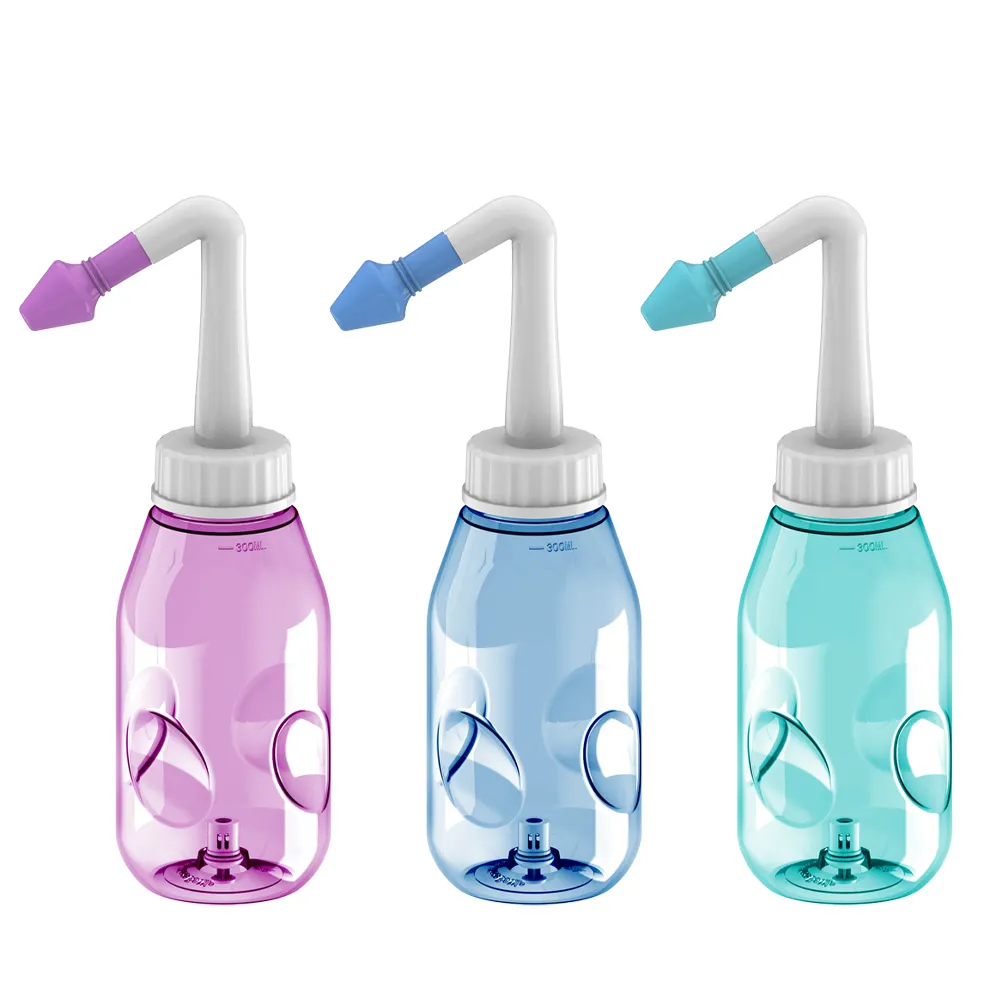 ウォーターパルス新しいデザイン独占特許300mlまたは240ml鼻洗浄機ネティポット鼻洗浄器鼻洗浄ボトル鼻クリーナー