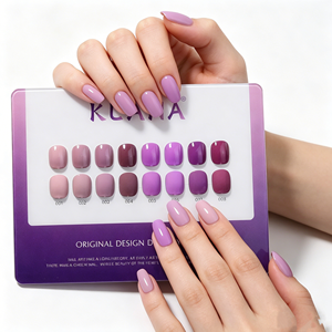 Ensemble de vernis gel KLANA Lilac Lavande Violet, 8 couleurs, haute pigmentation, longue tenue, plus de 28 jours, violet clair, qualité professionnelle de salon - Product Image 6
