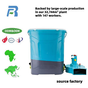 Épandeur à dos à batterie 20L, débit réglable pour l'épandage uniforme d'<span class=keywords><strong>engrais</strong></span>, de graines d'herbe et de dégivrant sur les fermes et les pelouses - Product Image 1