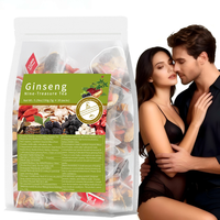 Thé Énergisant Naturel aux Herbes pour Hommes - Thé d'Amélioration de l'Énergie Masculine - Vitalité Sexuelle - Maca, Ginseng, Thé aux Neuf Trésors pour les Reins en Sachet
