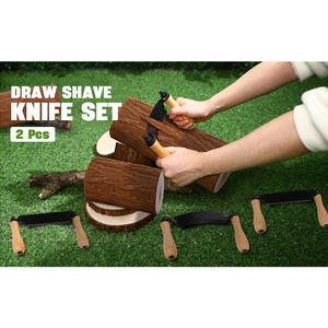 Grattoir manuel incurvé Rabot en cuir Couteau de jardinage en écorce de fer Grand grattoir droit de 8 pouces - Product Image 2